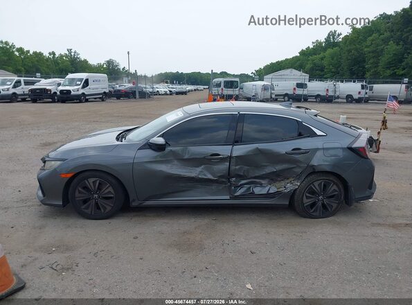 SHHFK7H53JU201132 2018 HONDA CIVIC Gray Rear interior view