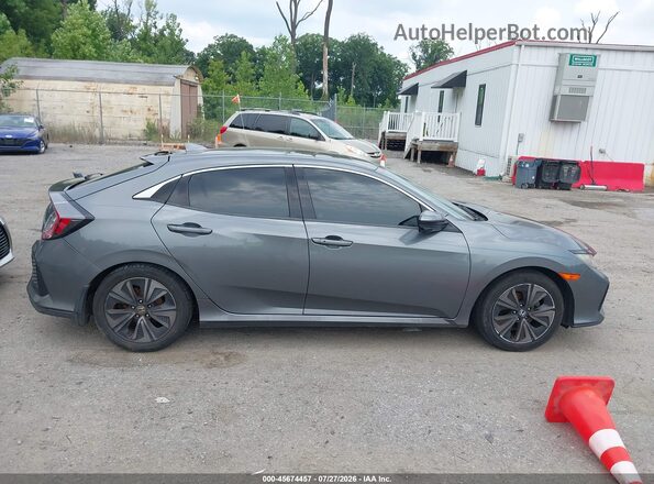 SHHFK7H53JU201132 2018 HONDA CIVIC Gray Instrument cluster view