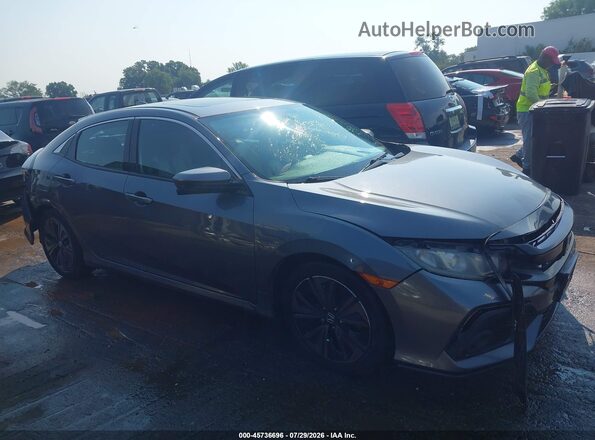 SHHFK7H54JU420083 2018 HONDA CIVIC Серый Вид задней части салона