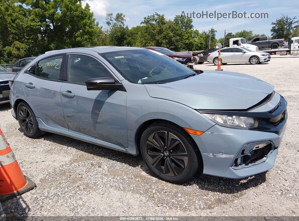 SHHFK7H55HU200753 2017 HONDA CIVIC Blue Սալոնի հետևի տեսք