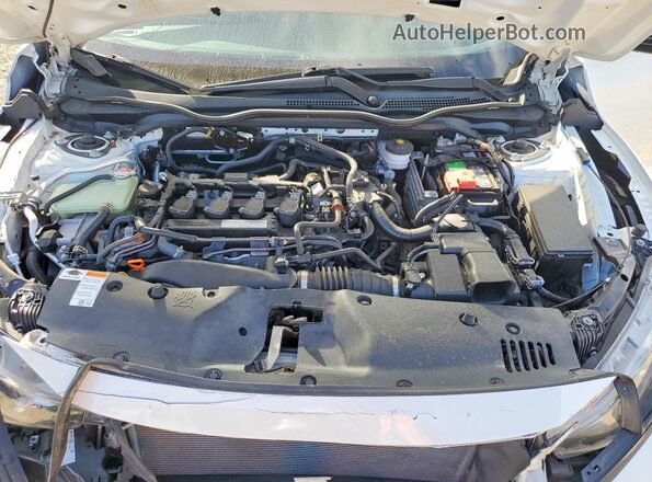 SHHFK7H56HU200616 2017 HONDA CIVIC Белый Вид задней части салона