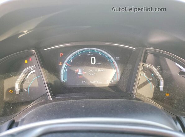 SHHFK7H56HU200616 2017 HONDA CIVIC Белый Вид щитка приборов