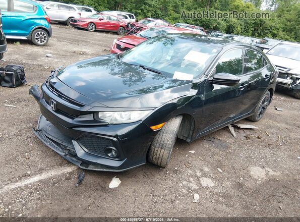 SHHFK7H56HU416319 2017 HONDA CIVIC Black Առջևի ձախ երեք քառորդ տեսարան
