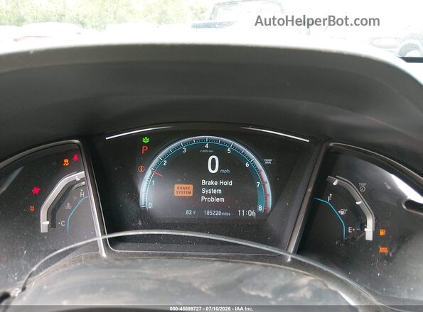 SHHFK7H56HU416319 2017 HONDA CIVIC Black Հետևի նստատեղերի տեսք