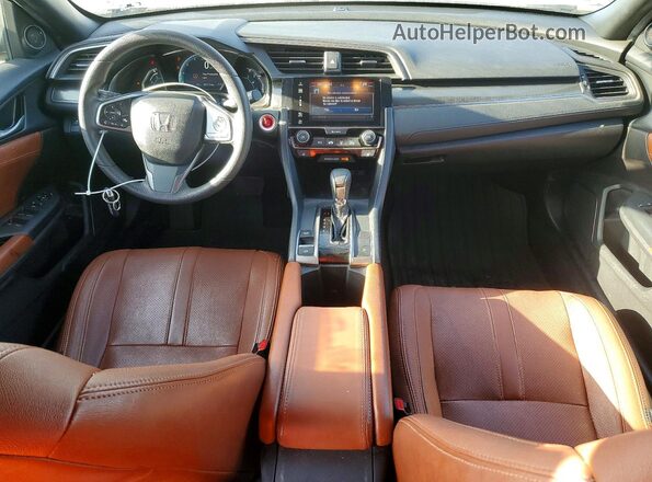 SHHFK7H57JU410082 2018 HONDA CIVIC Gray Vista del salpicadero