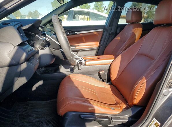 SHHFK7H57JU410082 2018 HONDA CIVIC Gray Vista interior delantera