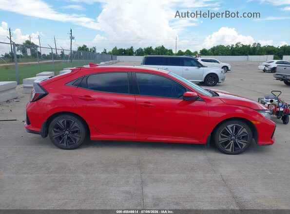 SHHFK7H58JU223644 2018 HONDA CIVIC Red Rear interior view