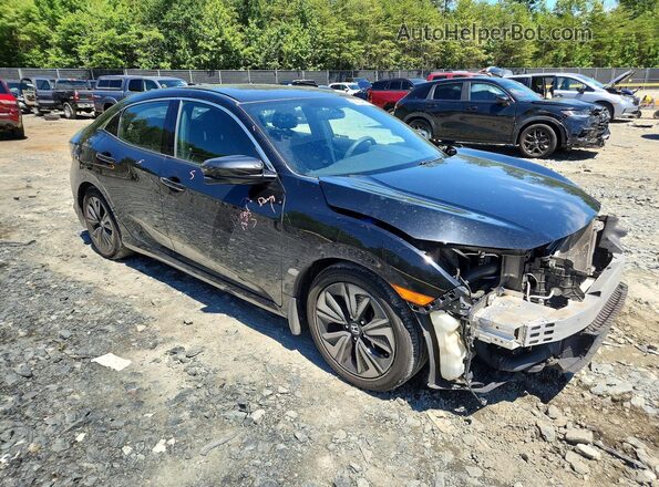 SHHFK7H59JU418488 2018 HONDA CIVIC Black Передня права чверть