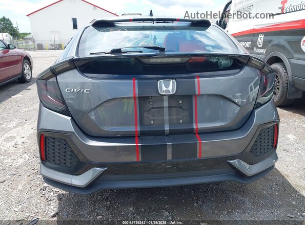 SHHFK7H5XJU406561 2018 HONDA CIVIC Gray 