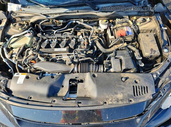 SHHFK7H60KU220134 2019 HONDA CIVIC Черный Вид задней части салона