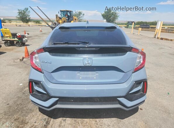 SHHFK7H60LU204856 2020 HONDA CIVIC Turquoise უკანა ხედი