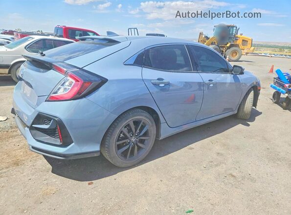 SHHFK7H60LU204856 2020 HONDA CIVIC Turquoise უკანა მარჯვენა