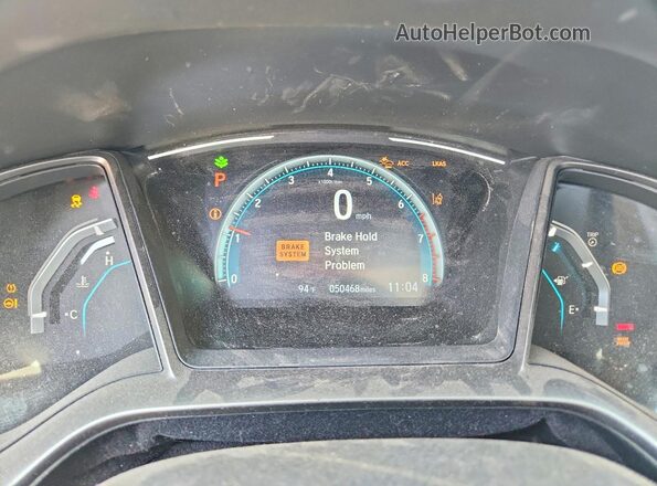 SHHFK7H60LU204856 2020 HONDA CIVIC Turquoise ხელსაწყოთა პანელის ხედი