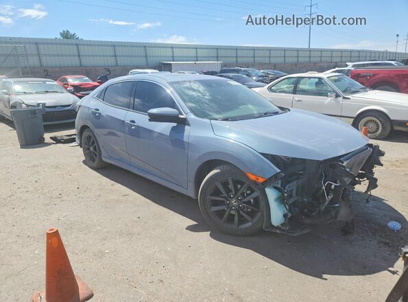 SHHFK7H60LU204856 2020 HONDA CIVIC Turquoise წინა მარჯვენა