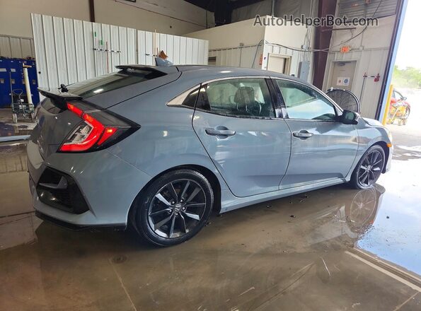 SHHFK7H60MU206799 2021 HONDA CIVIC Gray Trasero derecho