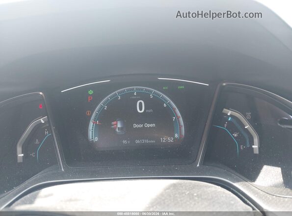 SHHFK7H61MU232473 2021 HONDA CIVIC White Widok tylnych siedzeń