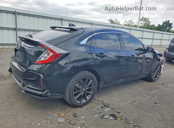 SHHFK7H61MU421964 2021 HONDA CIVIC Black Trasero derecho