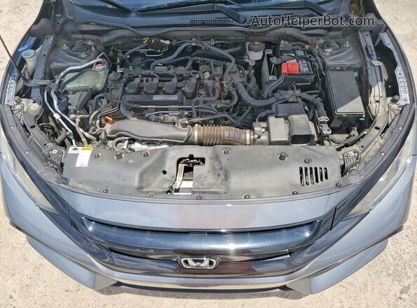 SHHFK7H62KU208146 2019 HONDA CIVIC Серый Вид задней части салона