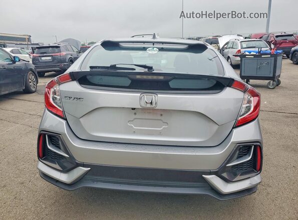 SHHFK7H62MU200857 2021 HONDA CIVIC Silver Widok z tyłu