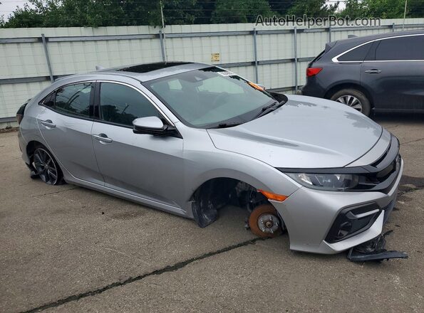 SHHFK7H62MU200857 2021 HONDA CIVIC Silver Przód prawy