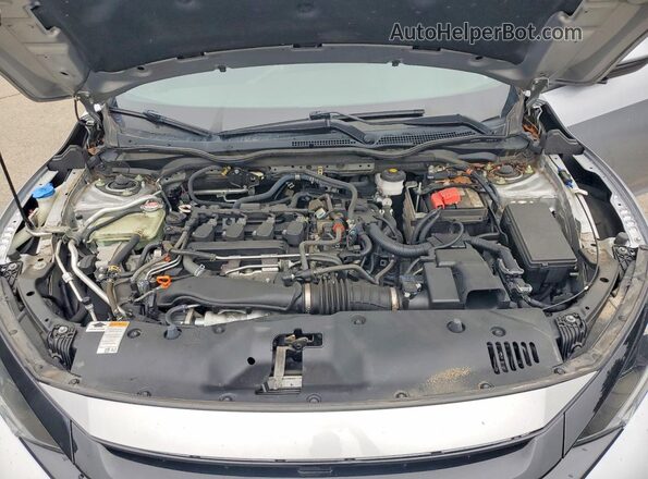SHHFK7H62MU200857 2021 HONDA CIVIC Silver Widok wnętrza z tyłu