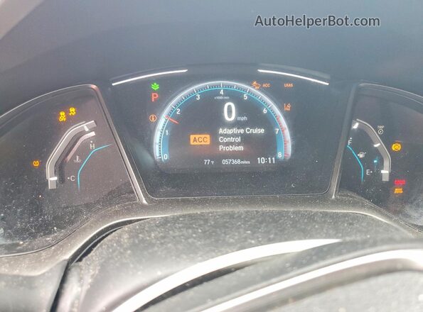 SHHFK7H62MU200857 2021 HONDA CIVIC Silver Widok zestawu wskaźników