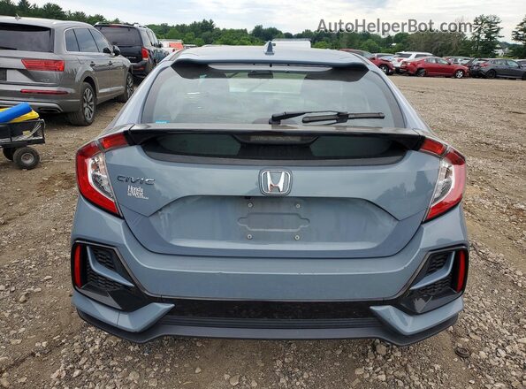 SHHFK7H62MU203791 2021 HONDA CIVIC Gray Հետևի տեսք