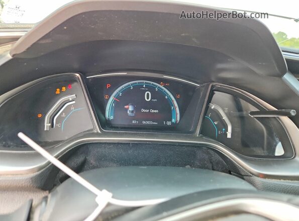 SHHFK7H62MU231879 2021 HONDA CIVIC Silver Widok zestawu wskaźników