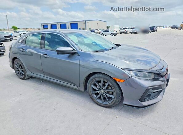 SHHFK7H62MU233003 2021 HONDA CIVIC Серый Передняя правая четверть