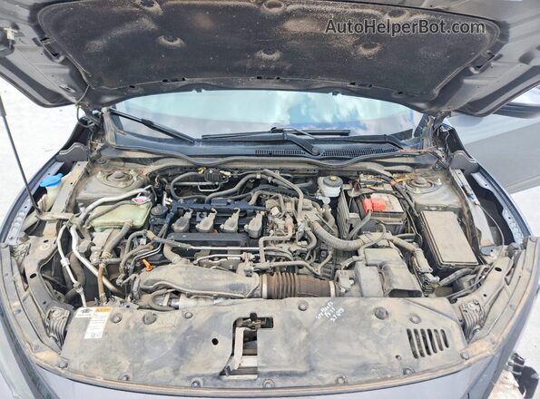 SHHFK7H62MU233003 2021 HONDA CIVIC Серый Вид задней части салона