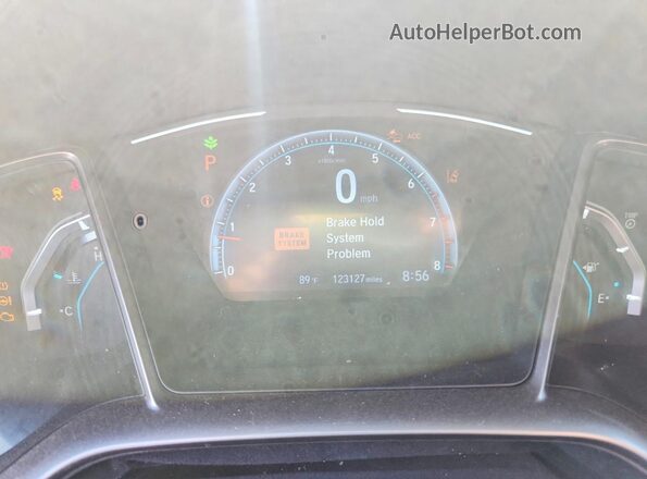 SHHFK7H63LU208612 2020 HONDA CIVIC Black Vista del cuadro de instrumentos