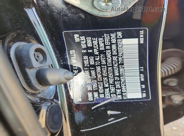 SHHFK7H63LU208612 2020 HONDA CIVIC Black Vista del compartimento del motor