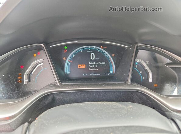 SHHFK7H63LU217603 2020 HONDA CIVIC Синий Вид щитка приборов