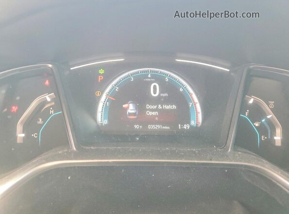 SHHFK7H63LU403691 2020 HONDA CIVIC White Սարքավորումների վահանակի տեսք