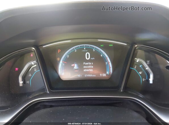 SHHFK7H63LU421284 2020 HONDA CIVIC Gray Հետևի նստատեղերի տեսք