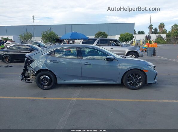 SHHFK7H64LU400198 2020 HONDA CIVIC Blue Панорамний вид салону 360°