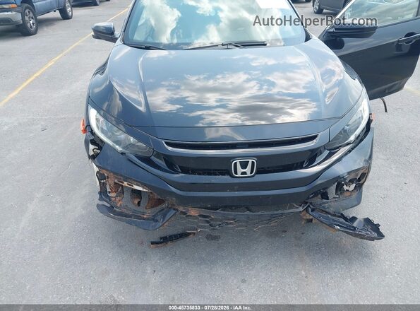SHHFK7H66LU419304 2020 HONDA CIVIC Black Front view