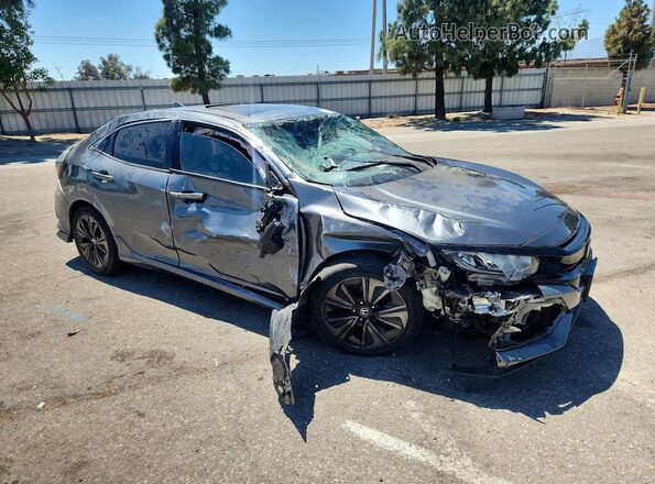 SHHFK7H67KU413705 2019 HONDA CIVIC Угольный Передняя правая четверть