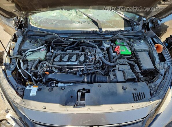 SHHFK7H67KU413705 2019 HONDA CIVIC Угольный Вид задней части салона