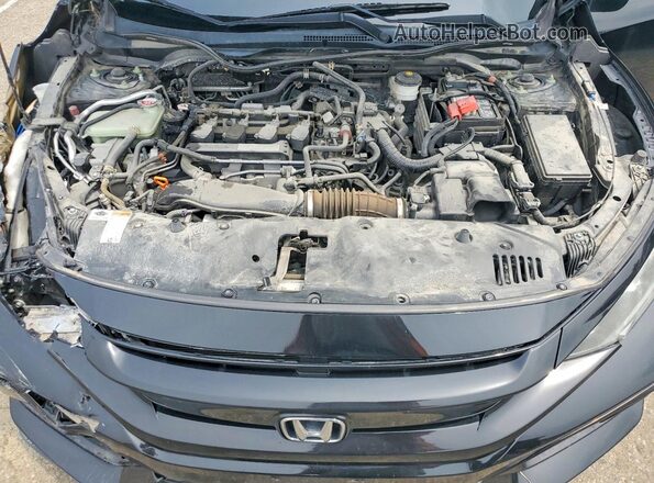 SHHFK7H68KU402907 2019 HONDA CIVIC Black უკანა სალონის ხედი