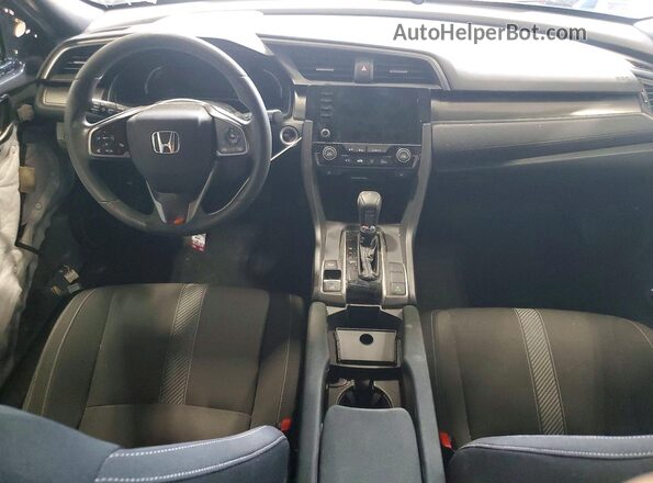 SHHFK7H68KU413101 2019 HONDA CIVIC Blue Widok deski rozdzielczej