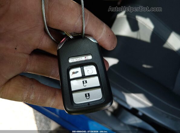 SHHFK7H68LU201574 2020 HONDA CIVIC Синий Вид панели приборов