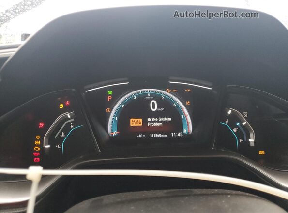 SHHFK7H68LU211053 2020 HONDA CIVIC Black Սարքավորումների վահանակի տեսք