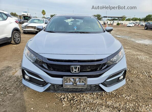 SHHFK7H68MU405079 2021 HONDA CIVIC Blue Front view