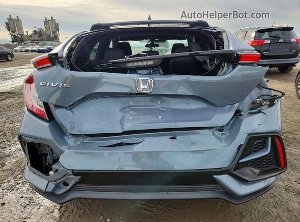 SHHFK7H68MU405079 2021 HONDA CIVIC Blue Rear view