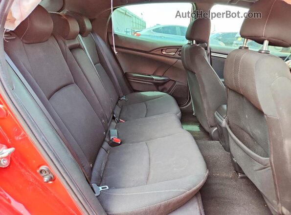 SHHFK7H69KU227194 2019 HONDA CIVIC Красный Вид задних сидений