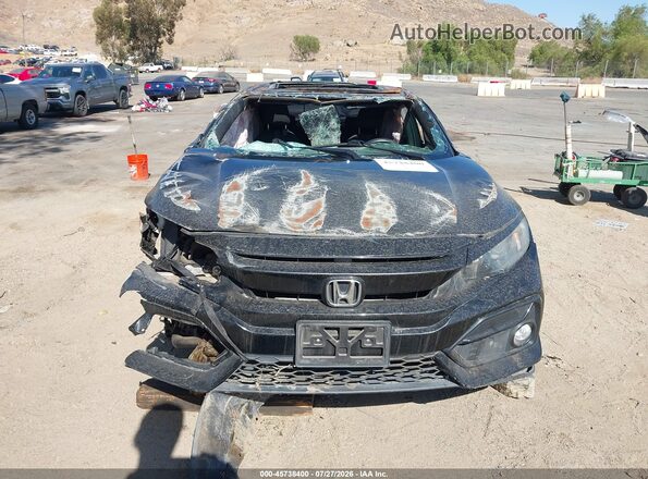 SHHFK7H69LU415666 2020 HONDA CIVIC Black Instrument cluster view