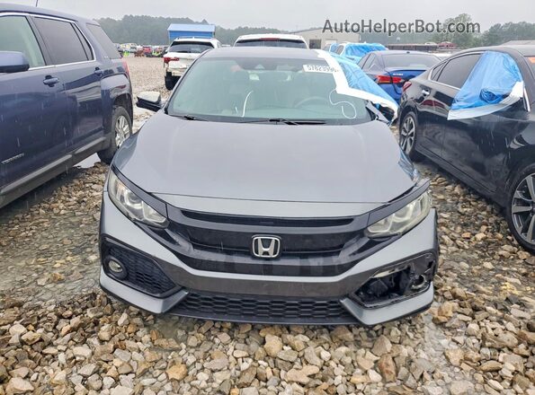 SHHFK7H6XJU223119 2018 HONDA CIVIC Gray წინა ხედი