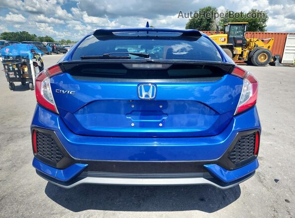 SHHFK7H6XKU215152 2019 HONDA CIVIC Blue უკანა ხედი