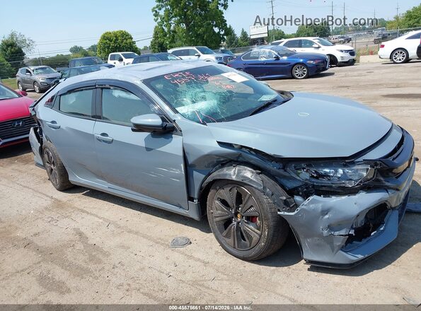 SHHFK7H6XKU220786 2019 HONDA CIVIC Синий Вид задней части салона